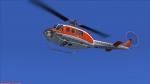 FSX/P3D  Milviz UH1H HD Okanagan Helicopters Textures